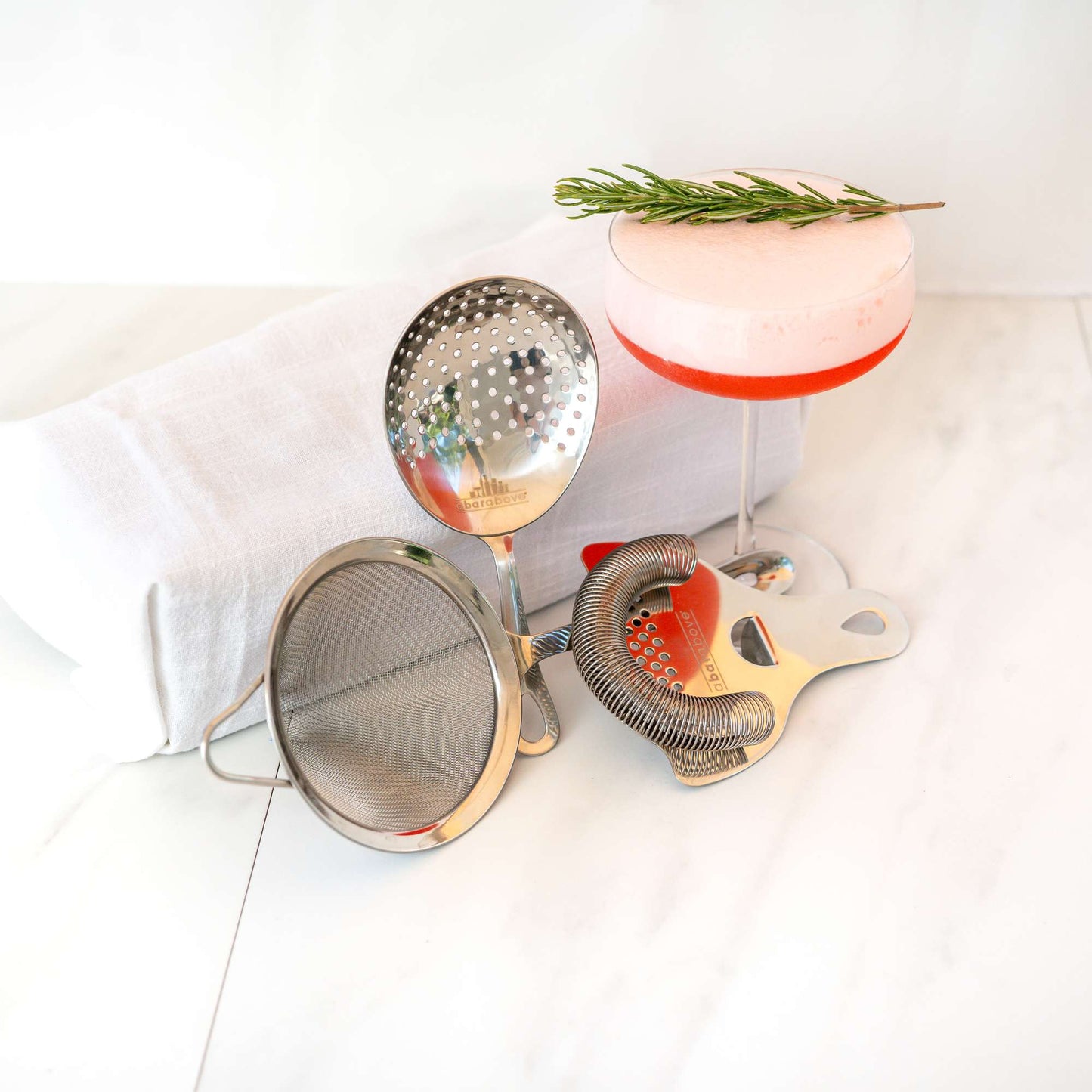A Bar Above Complete 3-Piece Bar Strainer Set