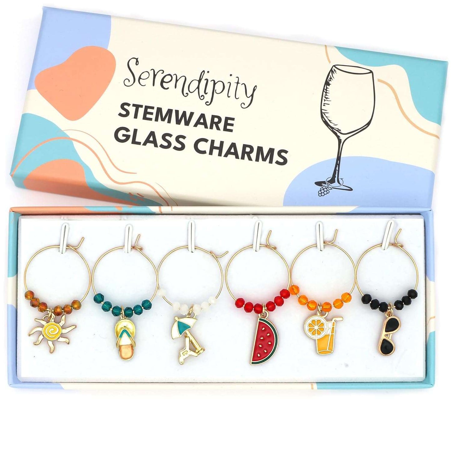 Serendipity Summer Wine Charms | Fresh Cocktail Moments
