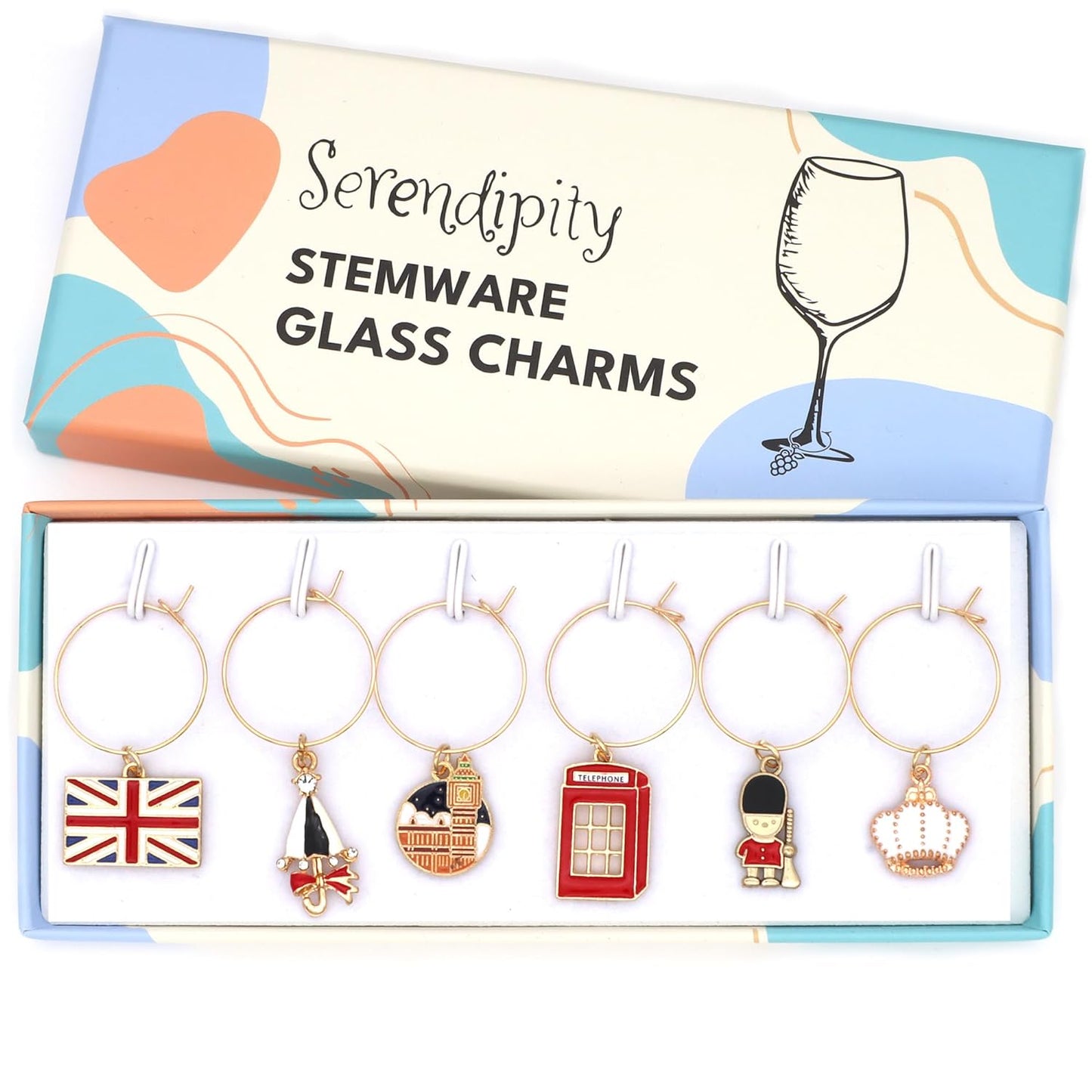Serendipity British Wine Charms | Royal Elegance