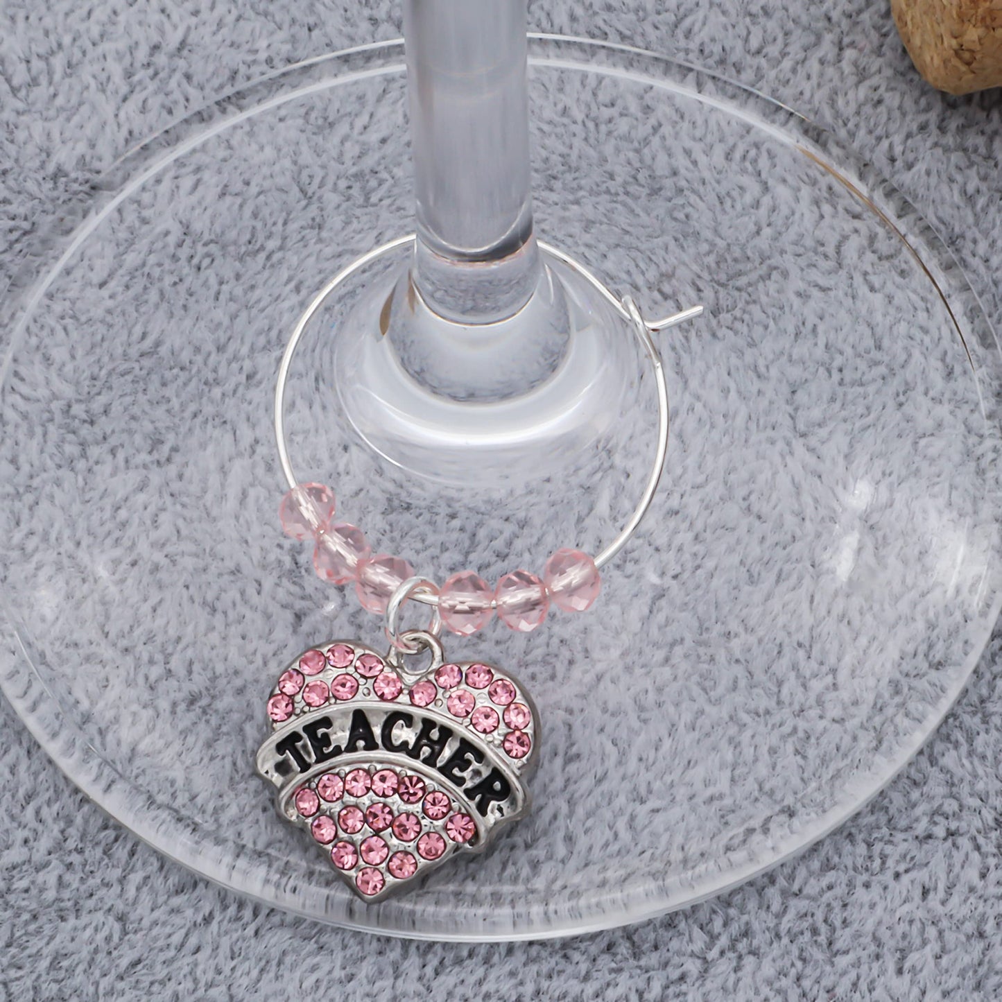 Serendipity Favorite Teacher Wine Glass Charms