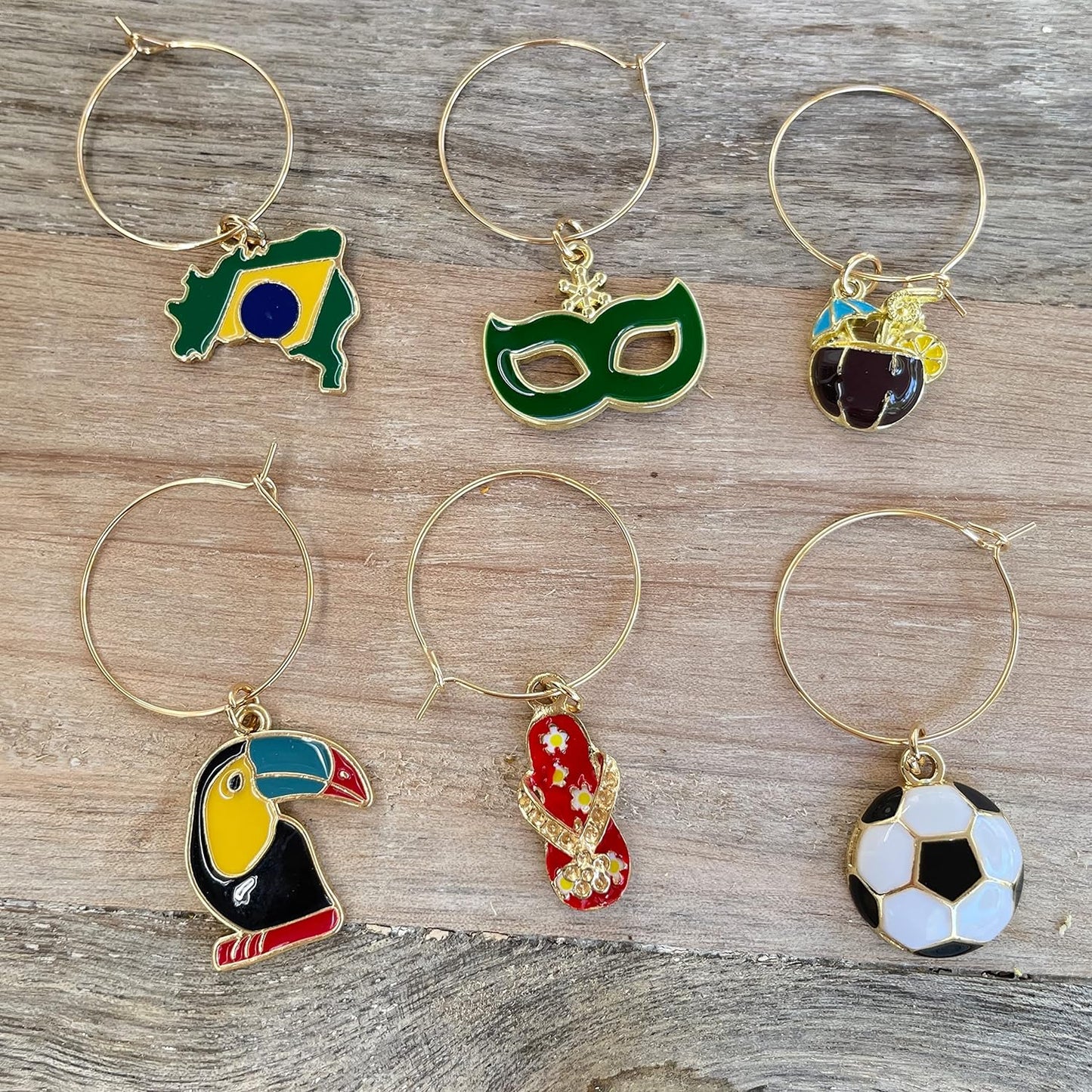Serendipity Brazilian Wine Charms | Carnival Vibes