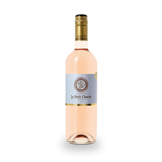 Le Petit Chavin Non-Alcoholic Rosé Wine Bottle