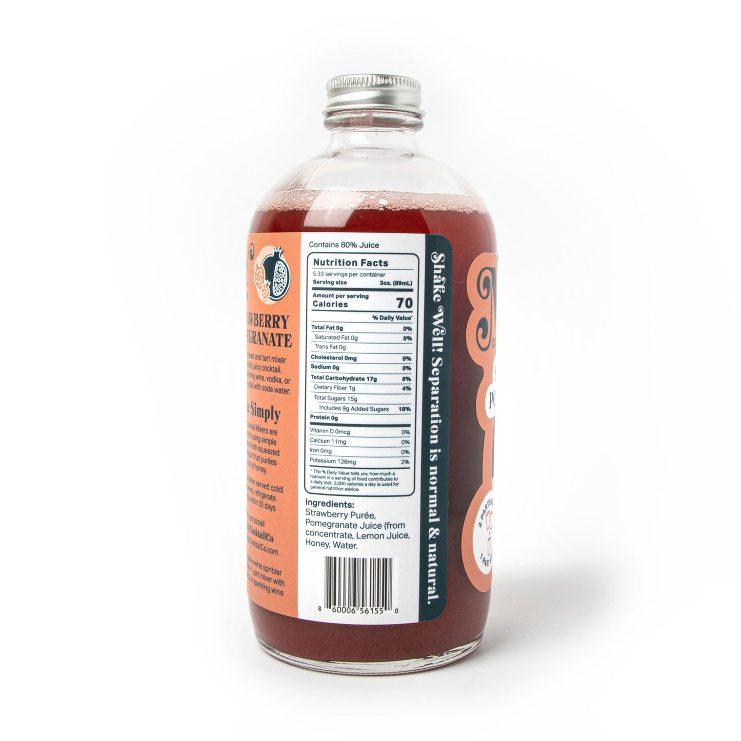 Mixly Cocktail Co. Strawberry Pomegranate Mixer