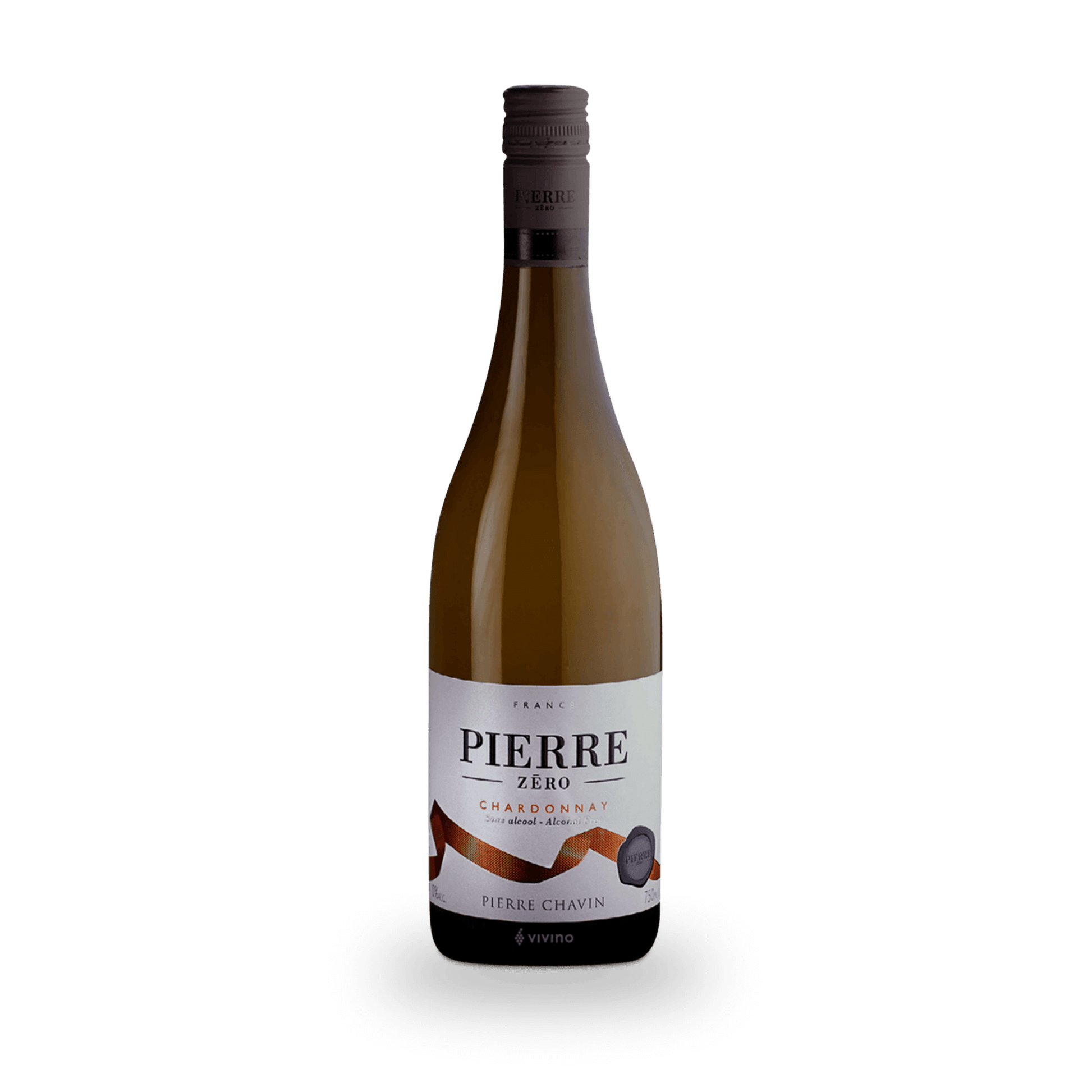 Pierre Zéro Chardonnay Non-Alcoholic White Wine Bottle