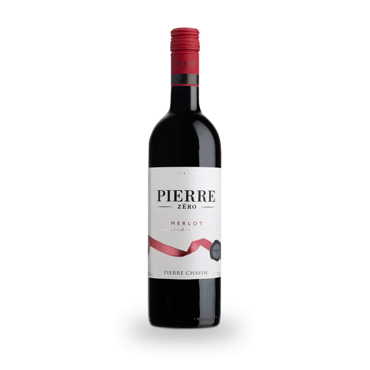 Pierre Zéro Merlot Non-Alcoholic Red Wine Bottle