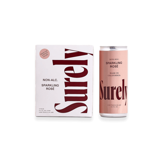 Surely Non-Alcoholic Sparkling Rosé Can