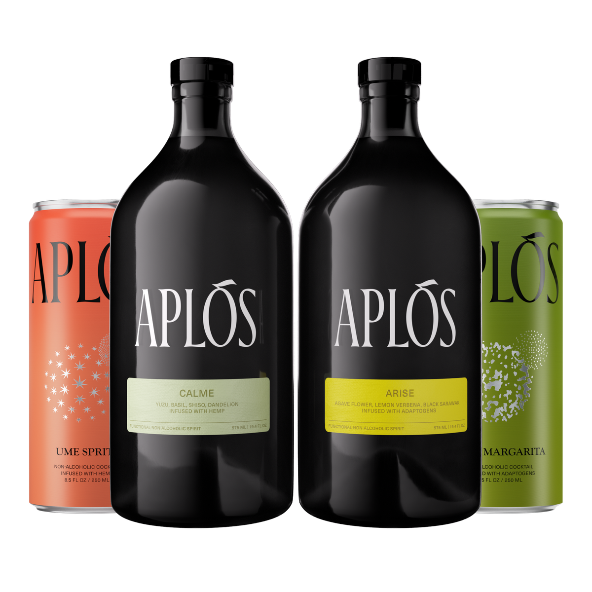 Aplós Duo - Non-Alcoholic Spirits Arise & Calme | Adaptogens