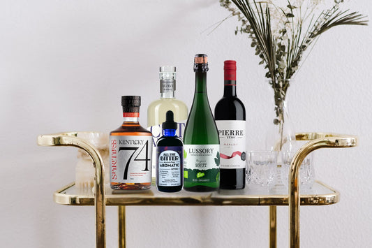 the mindful drinking non-alcoholic_bar_cart