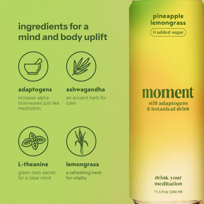 Moment Pineapple Lemongrass | 12 pack