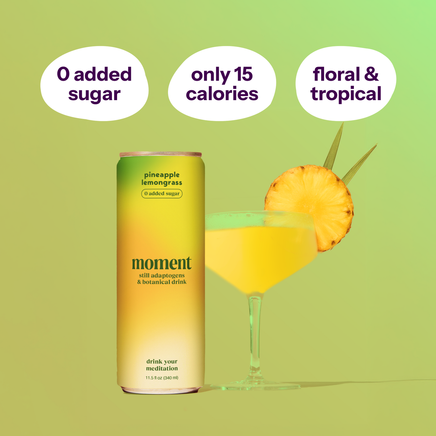 Moment Pineapple Lemongrass | 12 pack