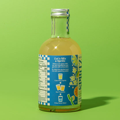 Mixly Cocktail Co. Elderflower Mint Spritz Mixer