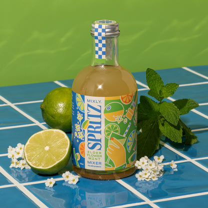 Mixly Cocktail Co. Elderflower Mint Spritz Mixer