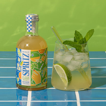 Mixly Cocktail Co. Elderflower Mint Spritz Mixer