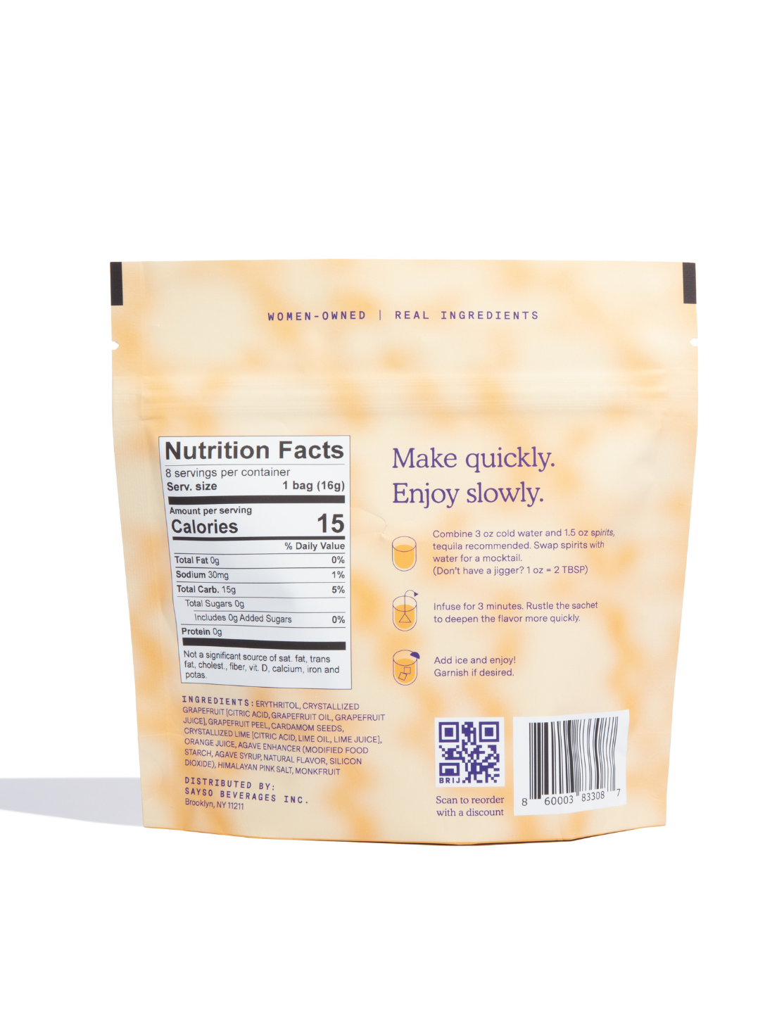 Sayso Skinny Cardamom Paloma