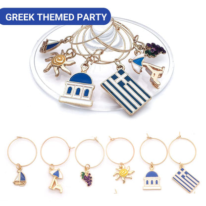 Serendipity Greek Wine Charms | Santorini Serenity
