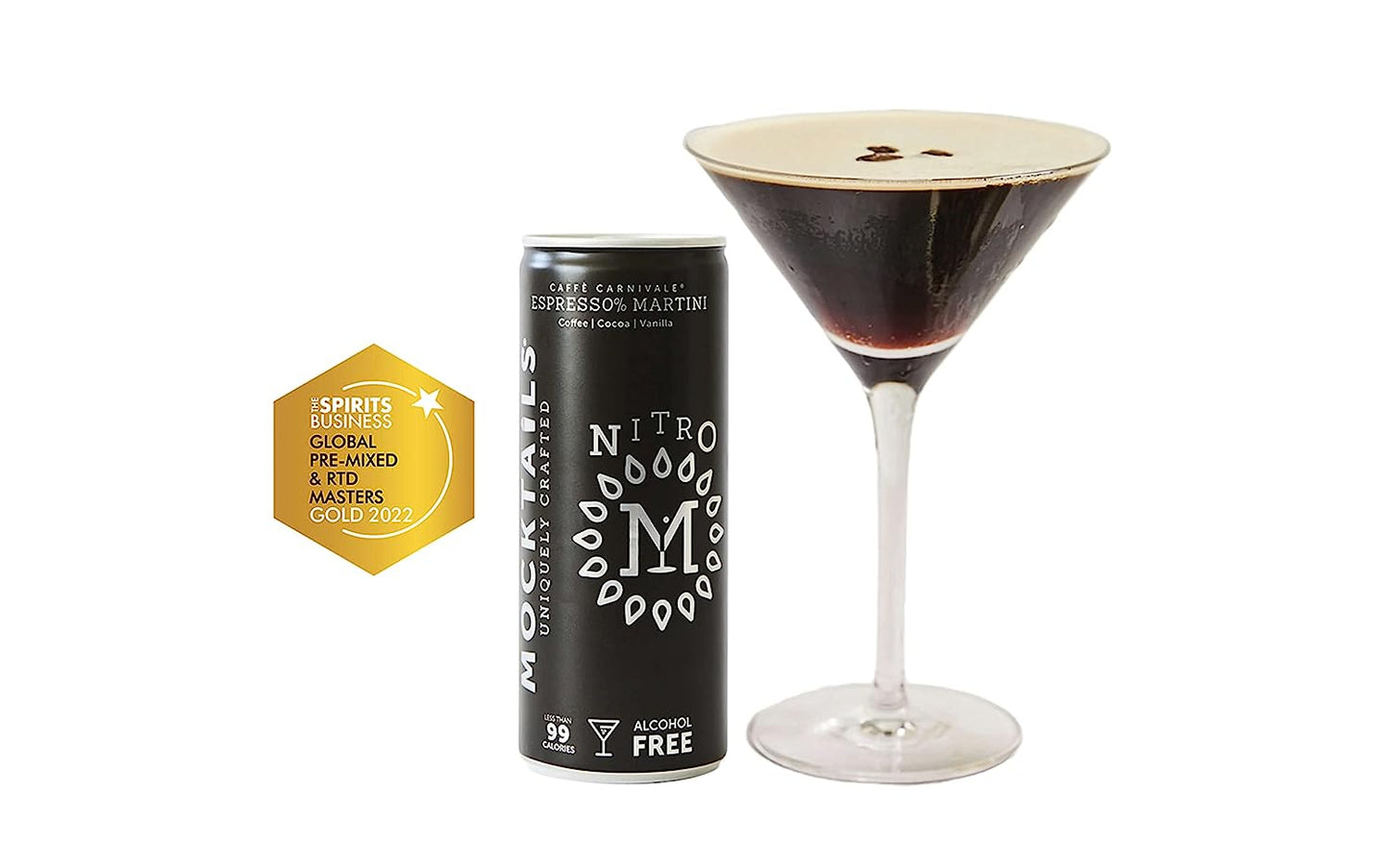 Mocktails Caffeé Carnivale Espress0% Martini - Nitro Can