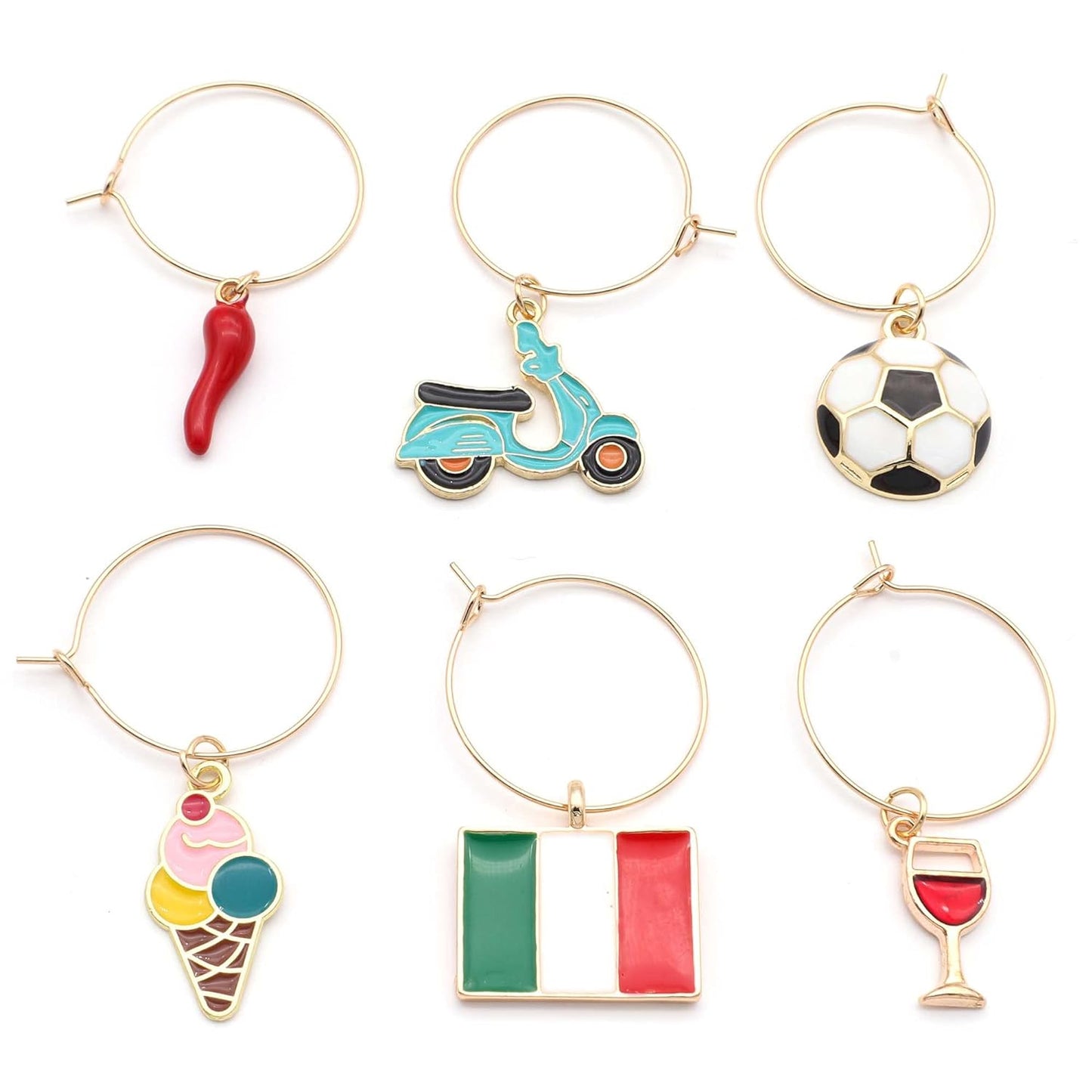 Serendipity Italian Wine Charms | La Dolce Vita