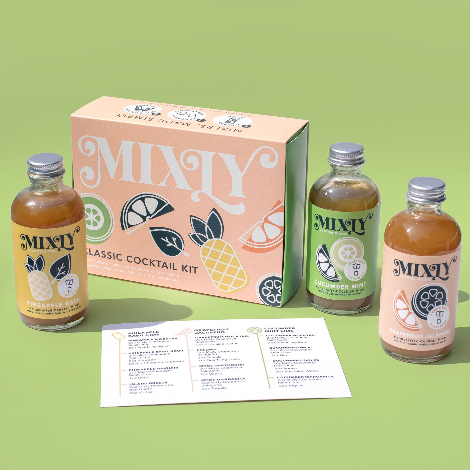 Mixly Cocktail Co. Classic Cocktail Kit – The Mindful Drinking Co