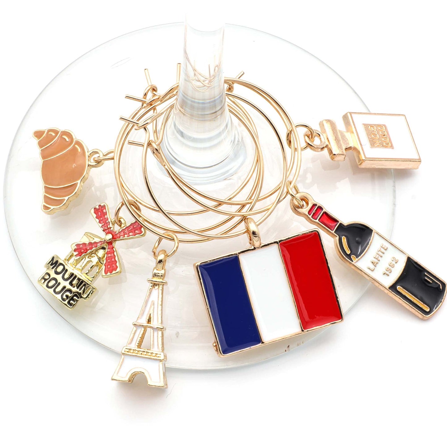 Serendipity French Wine Charms | Parisian Chic
