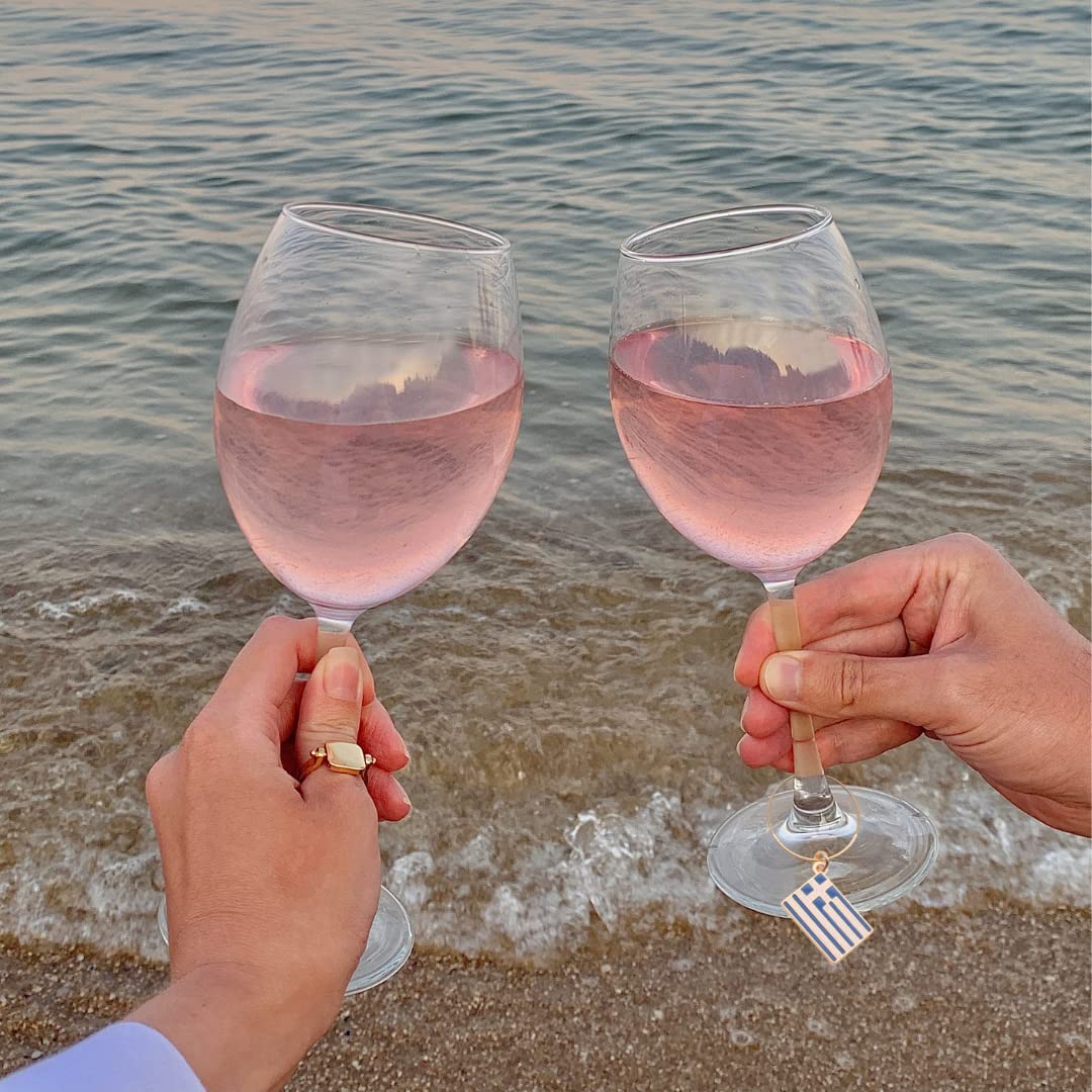Serendipity Greek Wine Charms | Santorini Serenity