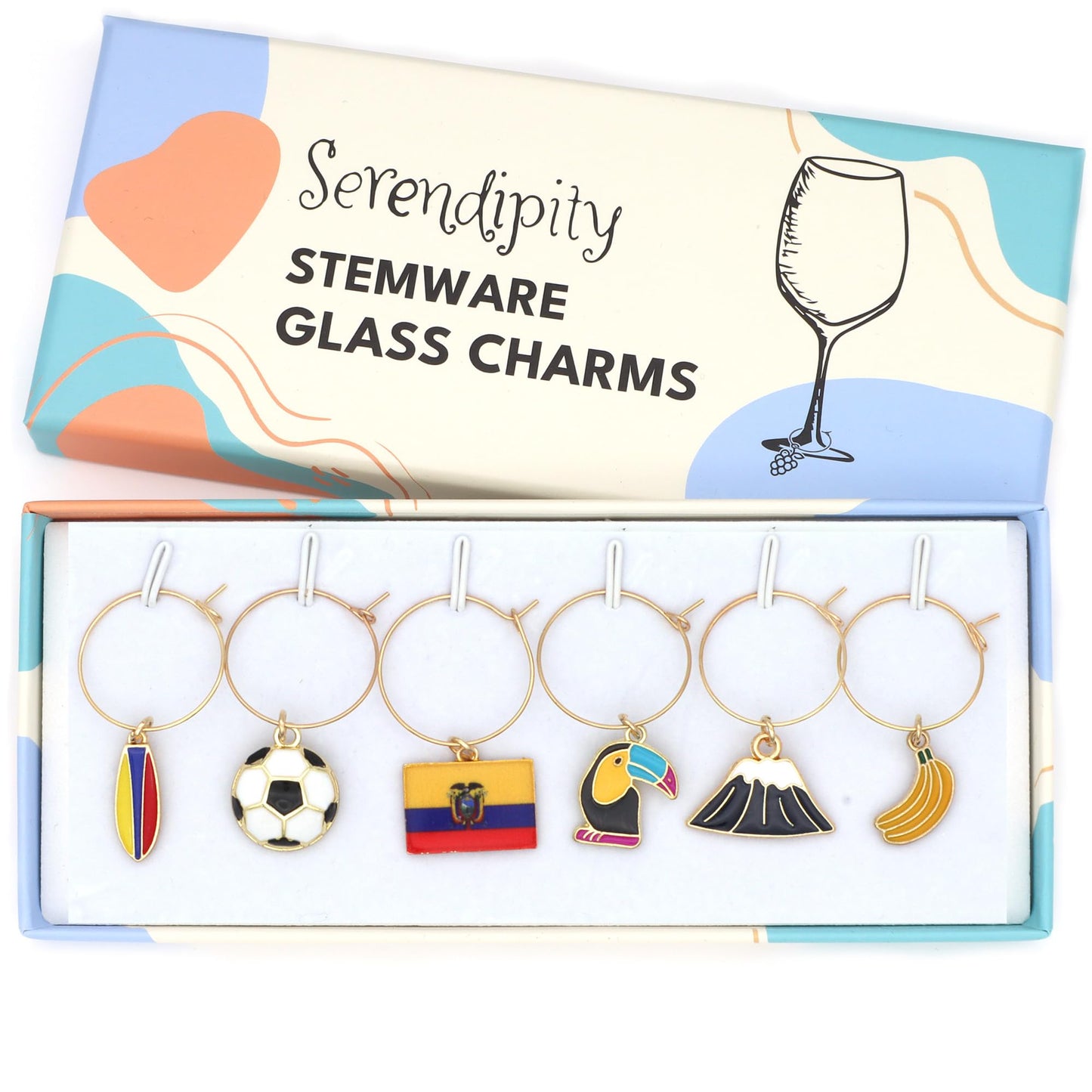 Serendipity Ecuador Wine Charms