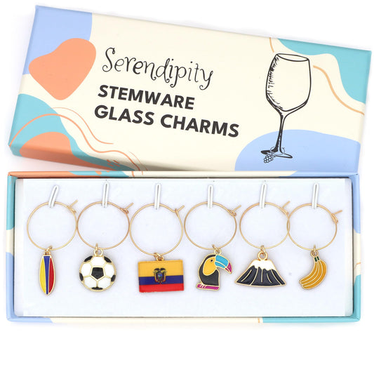 Serendipity Ecuador Wine Charms
