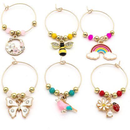 Serendipity Spring Wine Charms