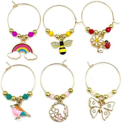 Serendipity Spring Wine Charms
