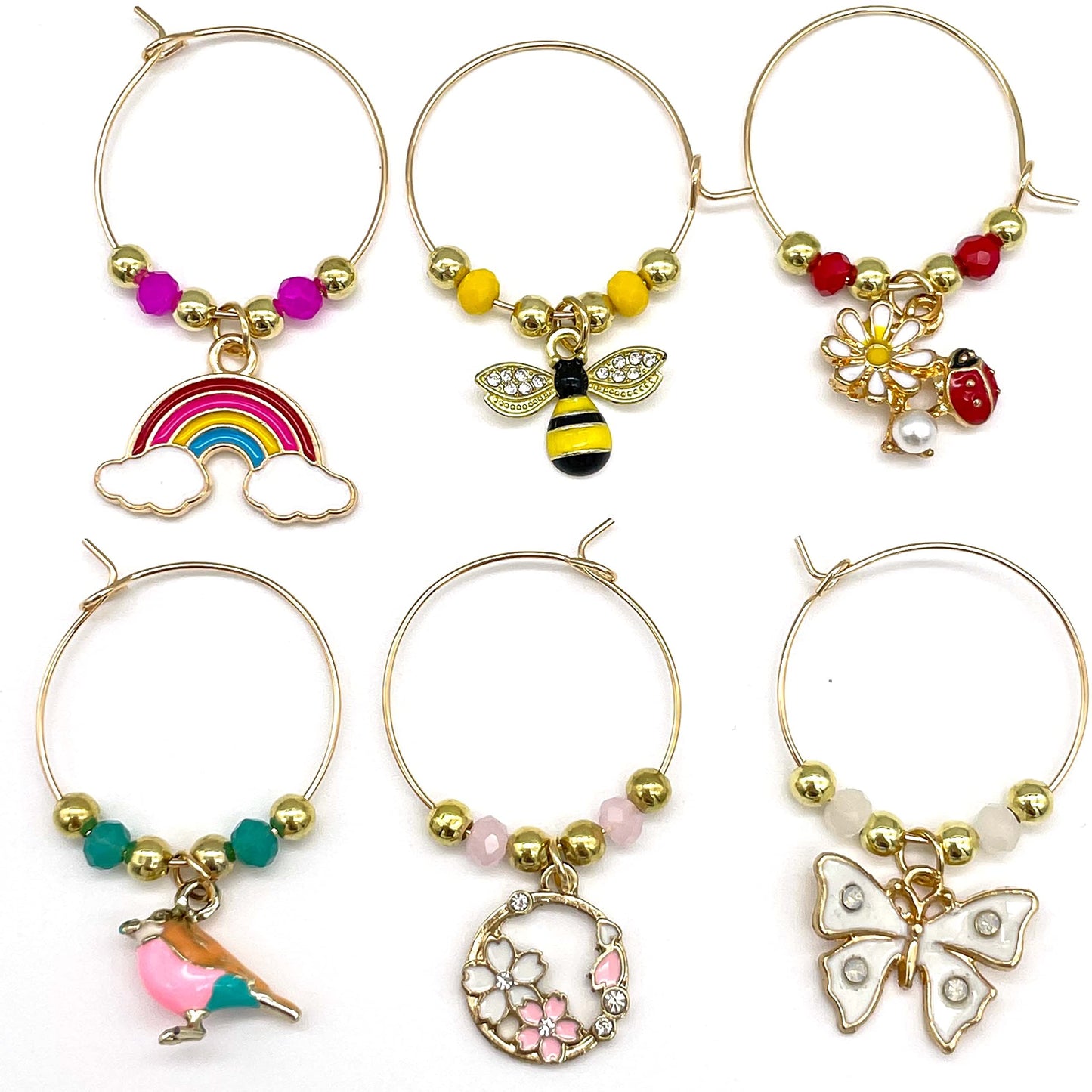 Serendipity Spring Wine Charms