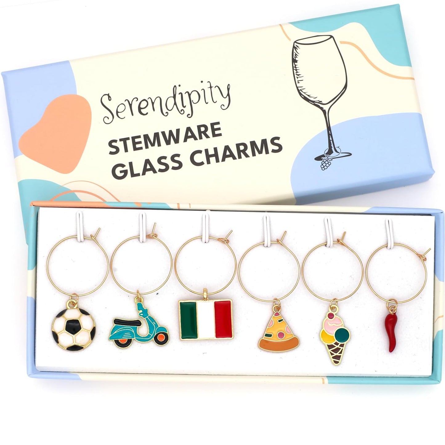 Serendipity Italian Wine Charms | La Dolce Vita