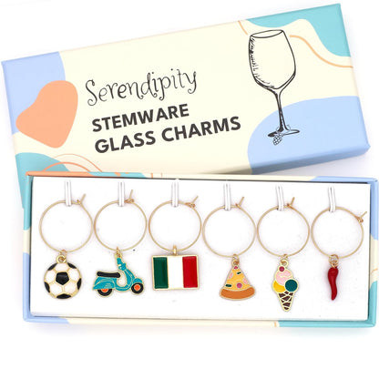 Serendipity Italian Wine Charms | La Dolce Vita