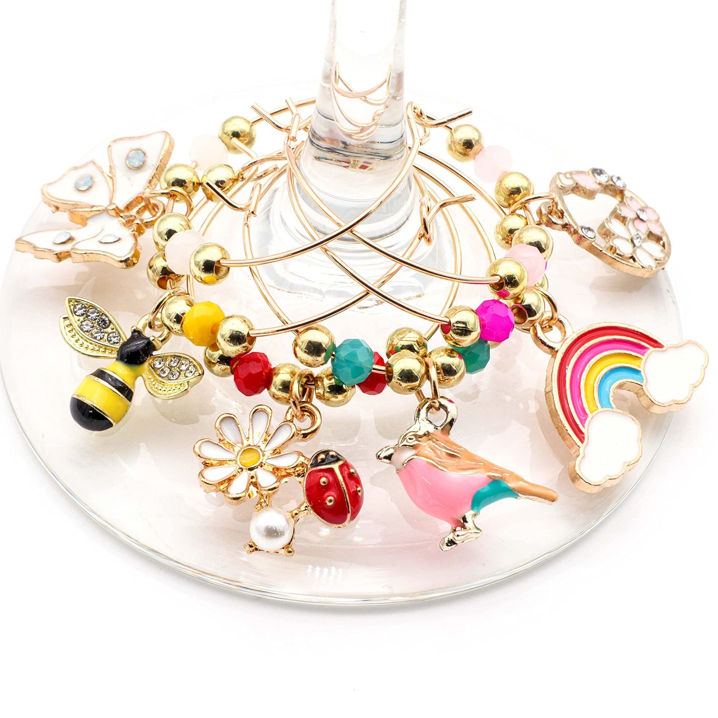 Serendipity Spring Wine Charms