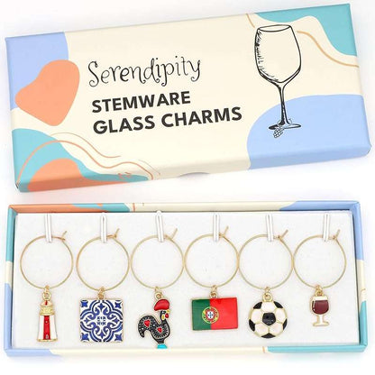 Serendipity Portugal Wine Charms | Celebrate Portuguese Football and Culture