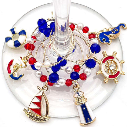Serendipity Nautical Wine Charms | A Maritime Adventure