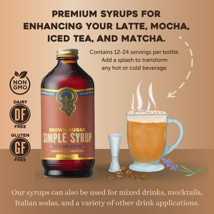 Portland Syrups Brown Sugar Simple Syrup