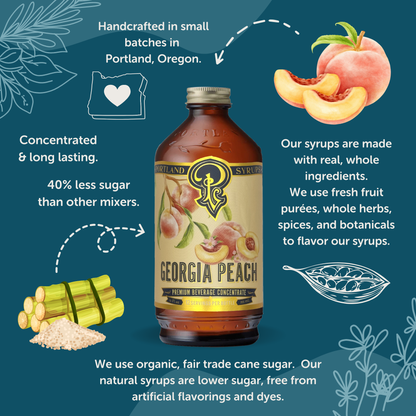 Portland Syrups Georgia Peach Syrup