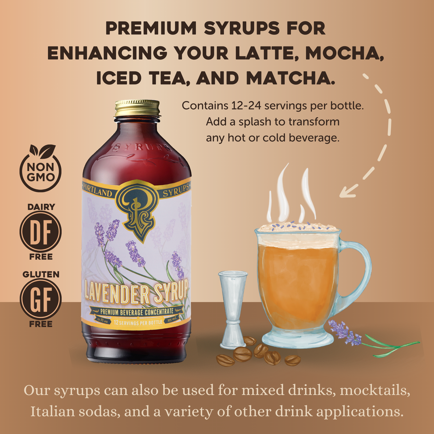 Portland Syrups Lavender Syrup