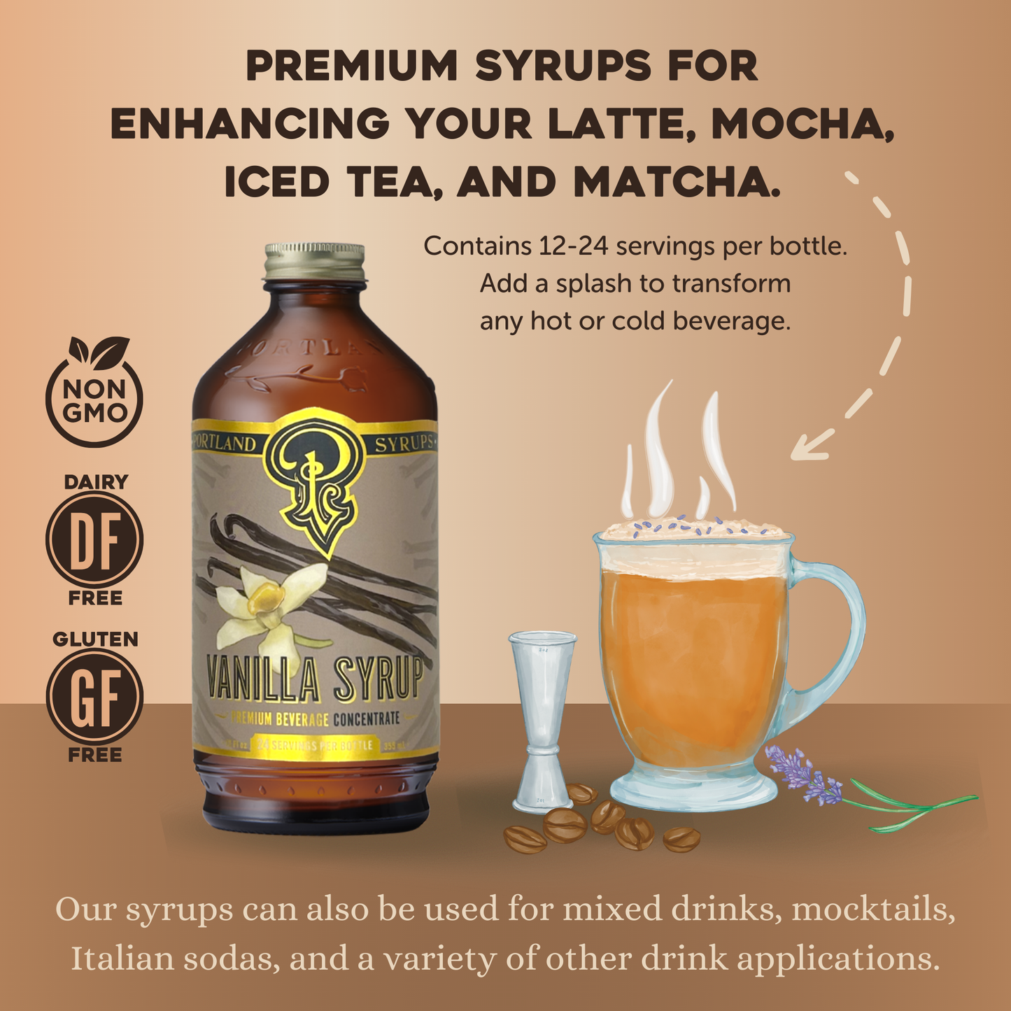Portland Syrups Vanilla Syrup