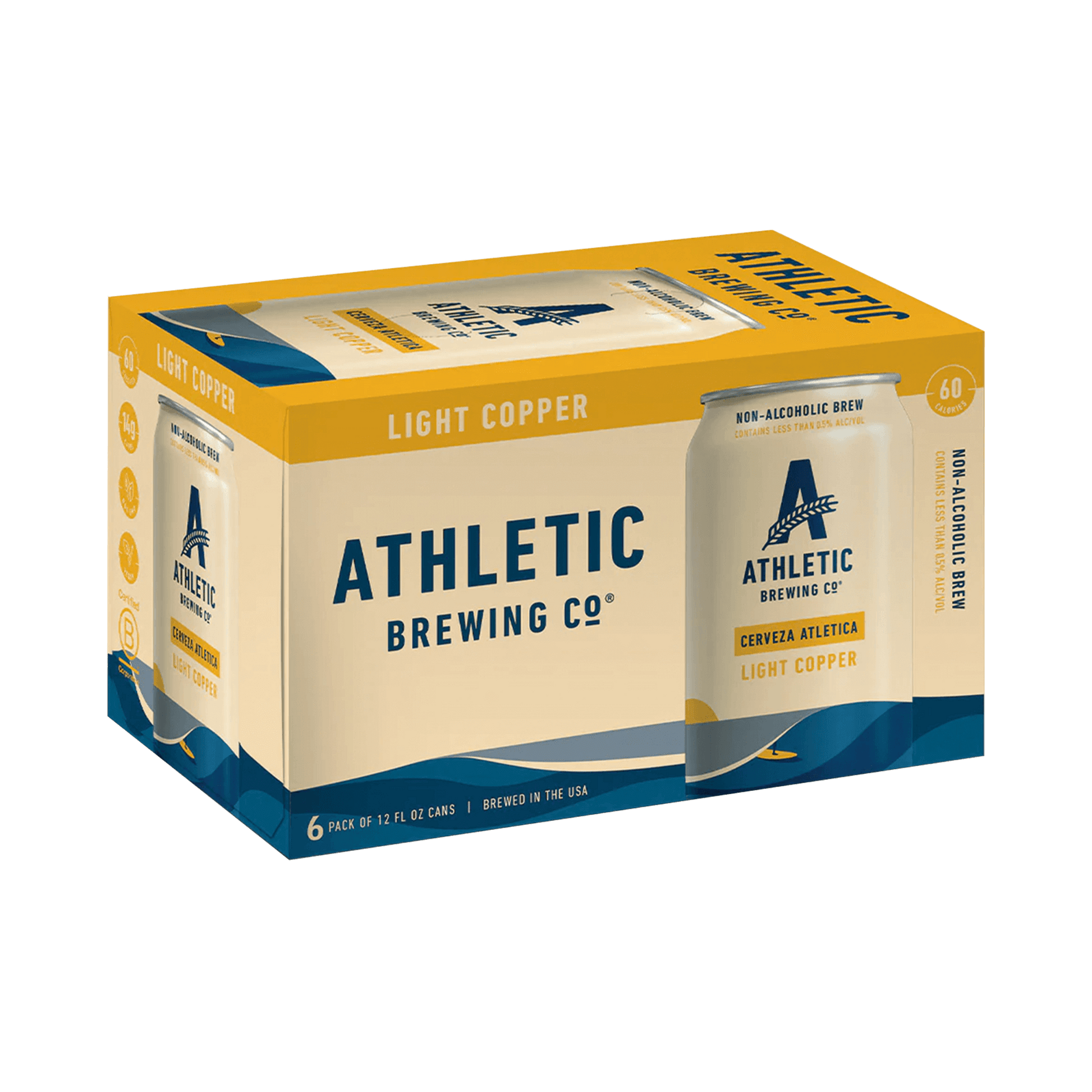 Athletic Brewing Cerveza Atletica | 6-Pack box