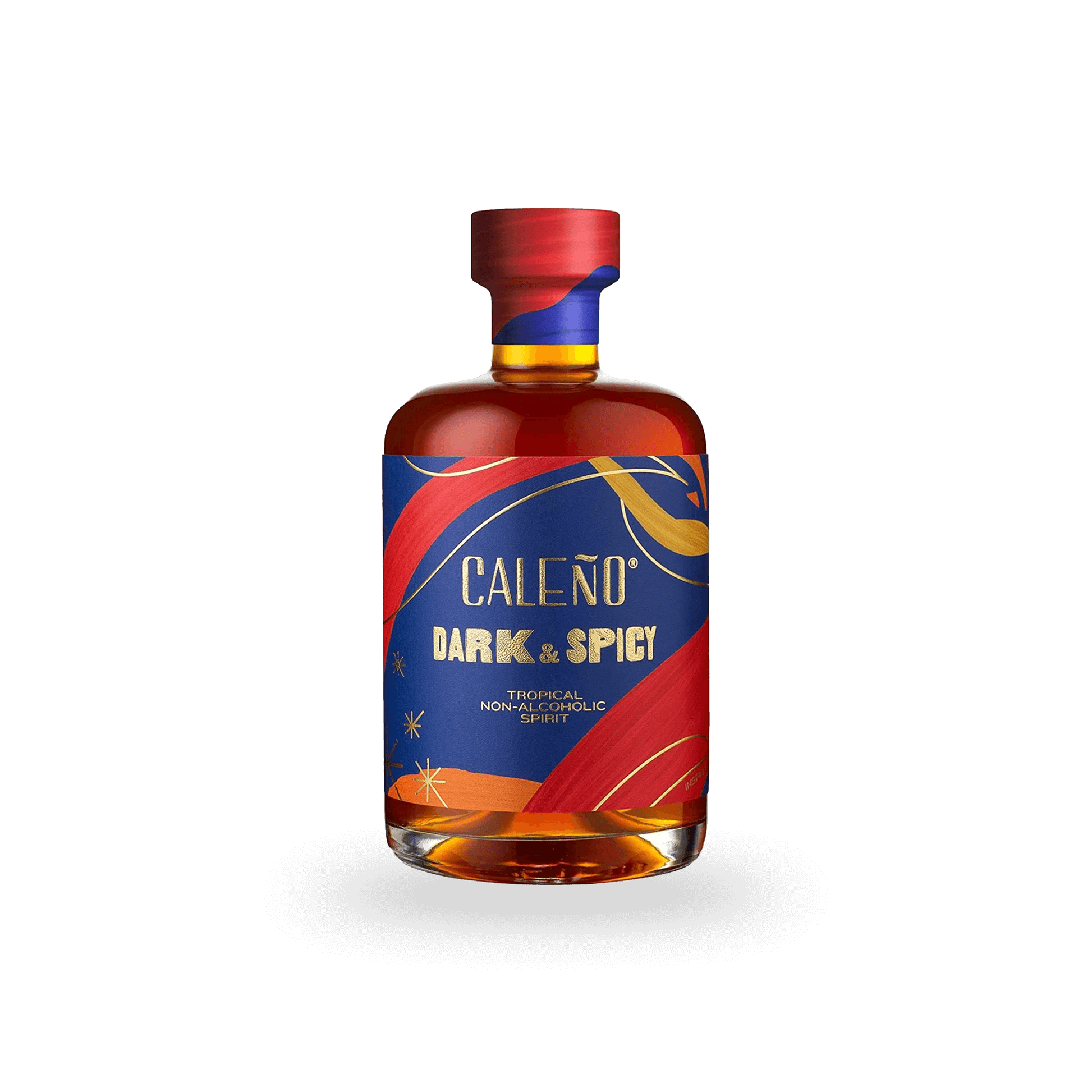 Caleno Dark & Spicy Non-Alcoholic Tropical Rum Bottle