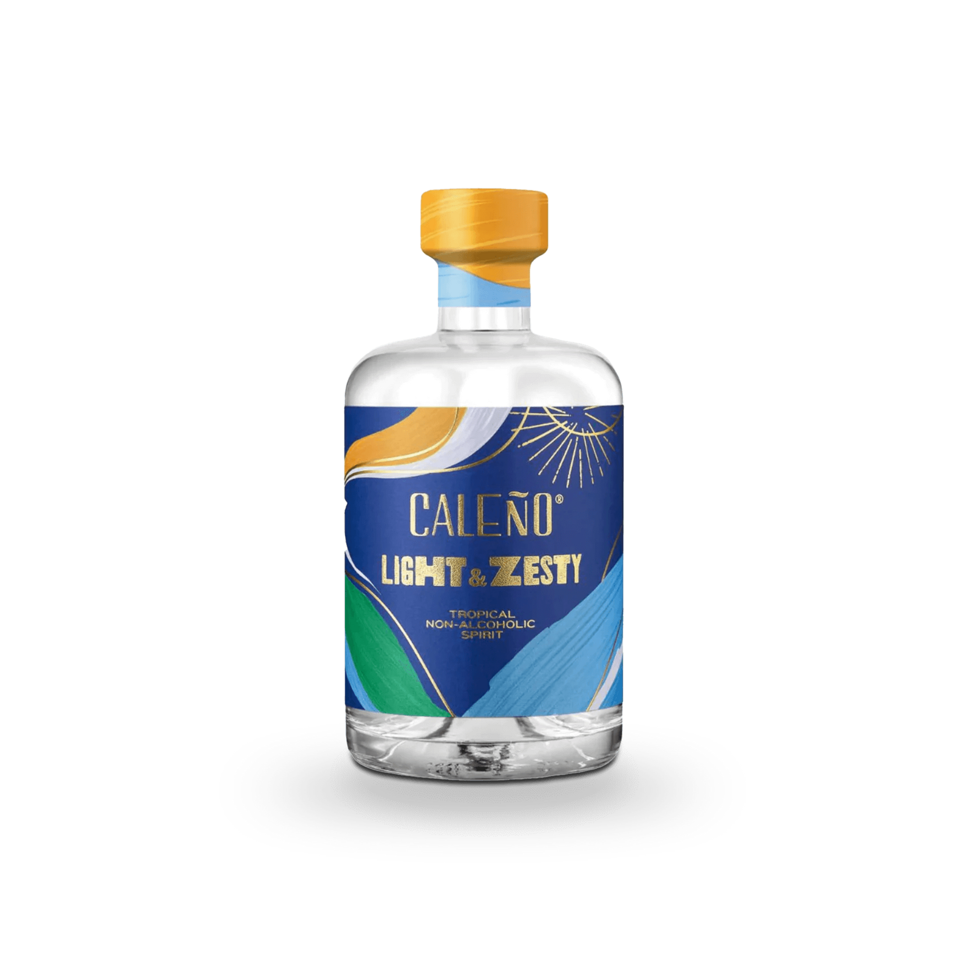 Caleno Light & Zesty Tropical Non-Alcoholic Gin Bottle