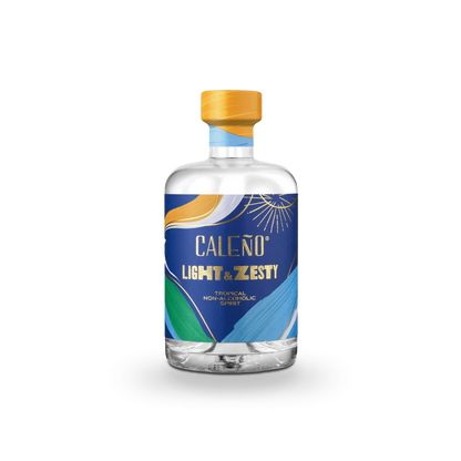 Caleno Light & Zesty Tropical Non-Alcoholic Gin Bottle