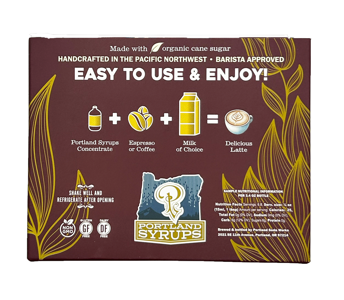 Portland Syrups Coffee Syrup Gift Set