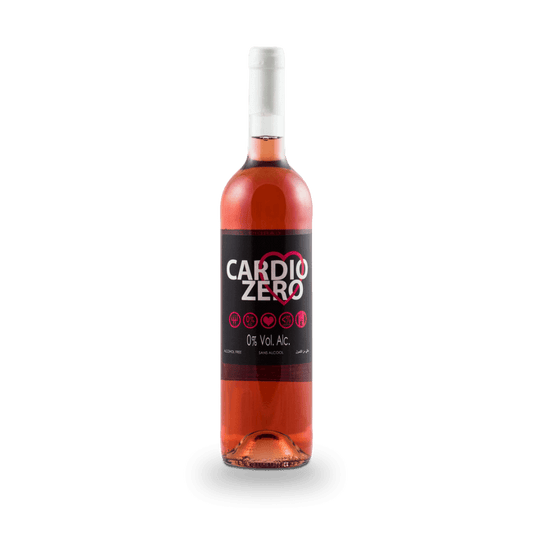Elivo Cardio Zero Non-Alcoholic RosÃ© Wine Bottle