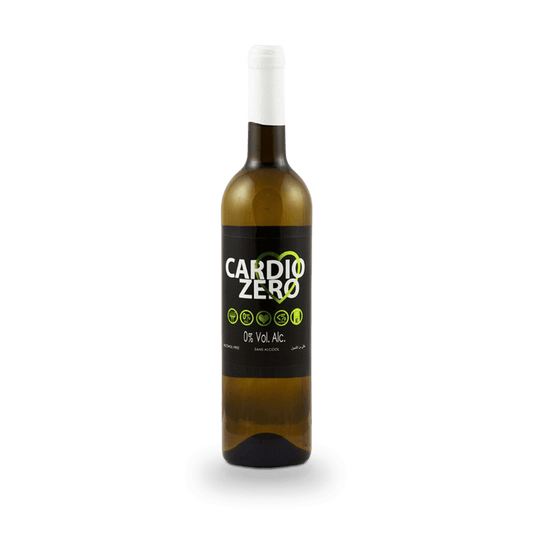 Elivo Cardio Zero Non-Alcoholic White Wine Bottle