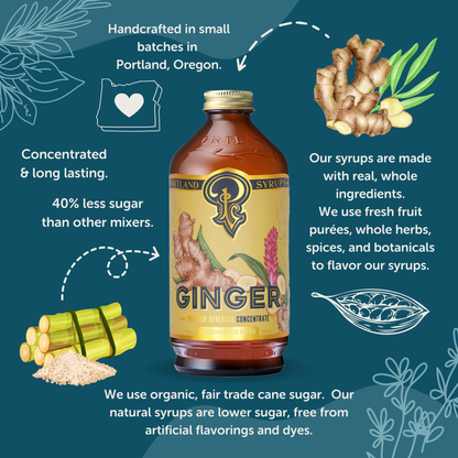 Portland Syrups Authentic Ginger Syrup