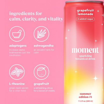Moment grapefruit lemonade | 12 pack