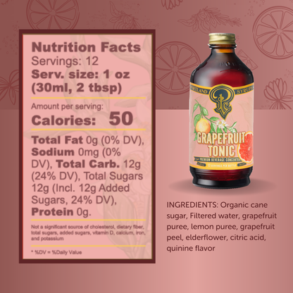 Portland Syrups Grapefruit Tonic
