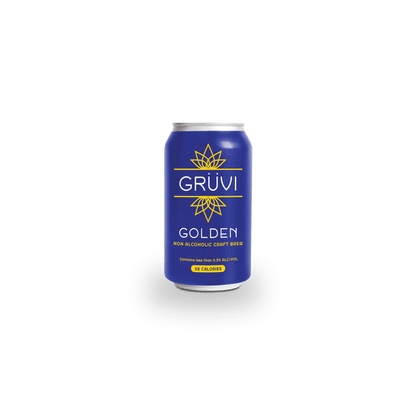 Grüvi Non-Alcoholic Golden Lager Can