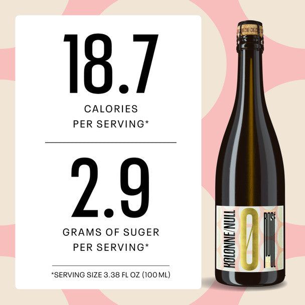 Kolonne Null 375 ml Non-Alcoholic Sparkling Rosé